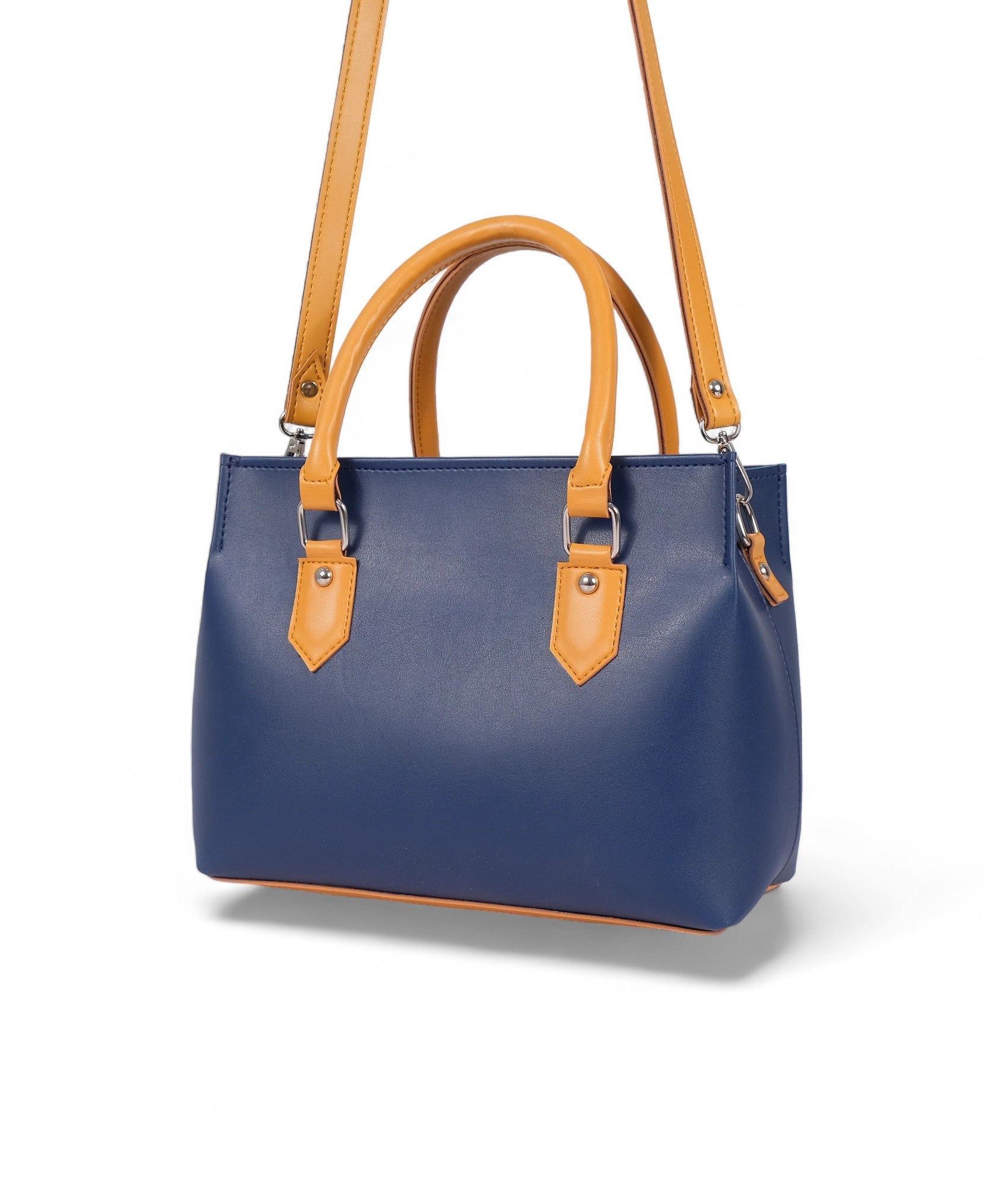 Blue small satchel bag