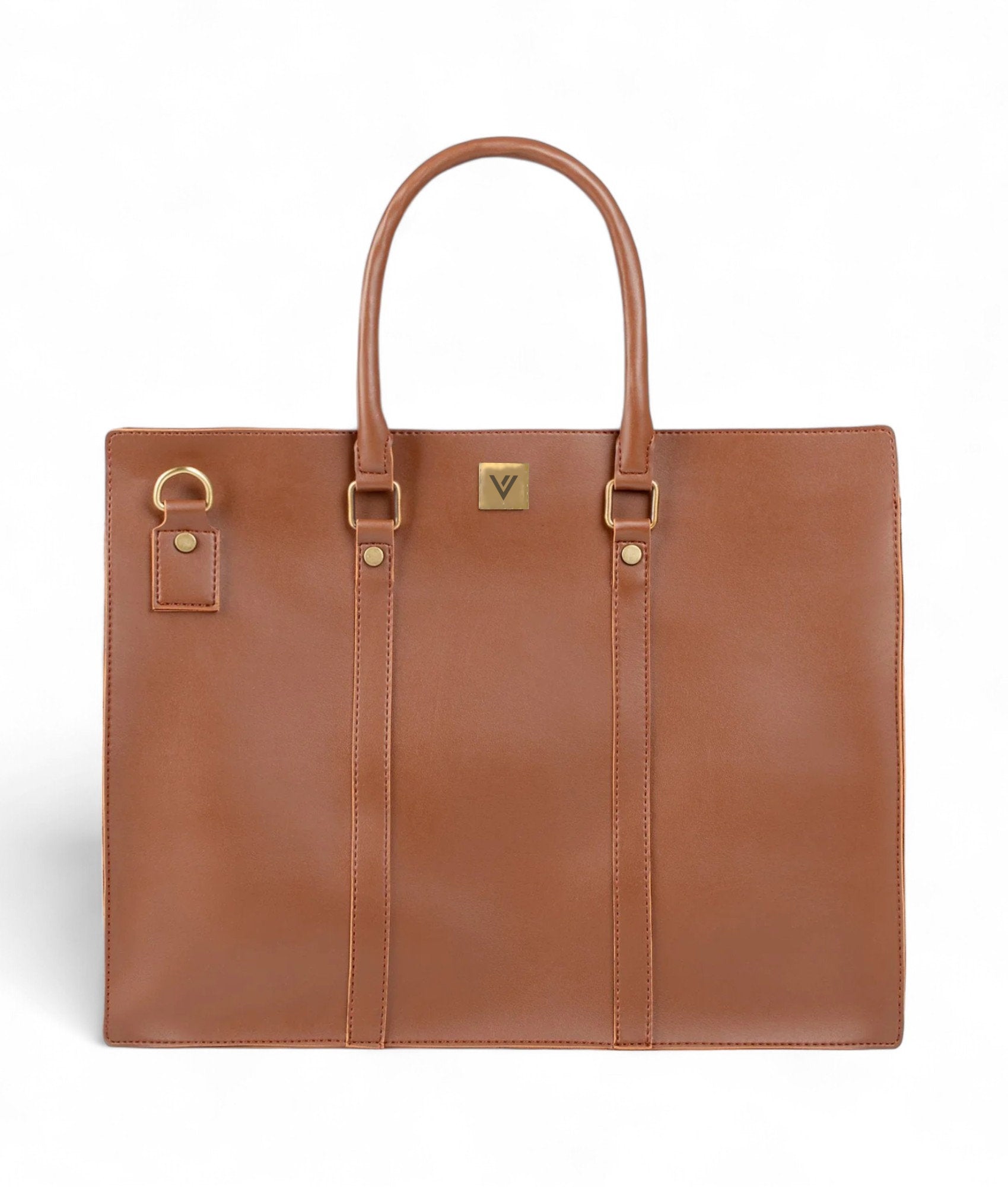 Brown laptop bag