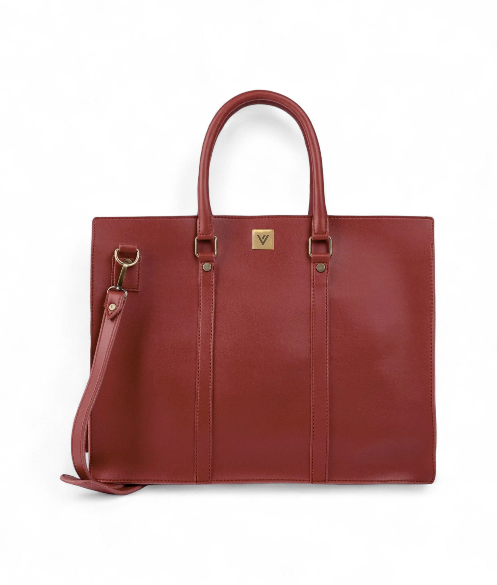 Maroon laptop bag