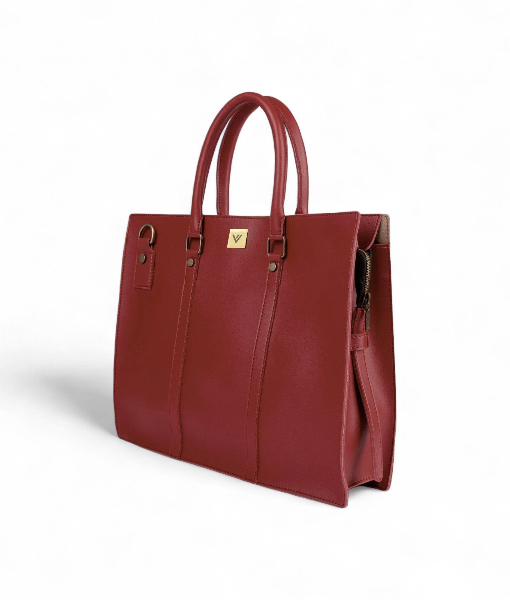 Maroon laptop bag