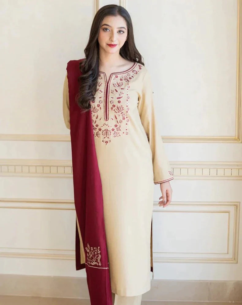 Aisling Dhanak 3PC Embroidered-616