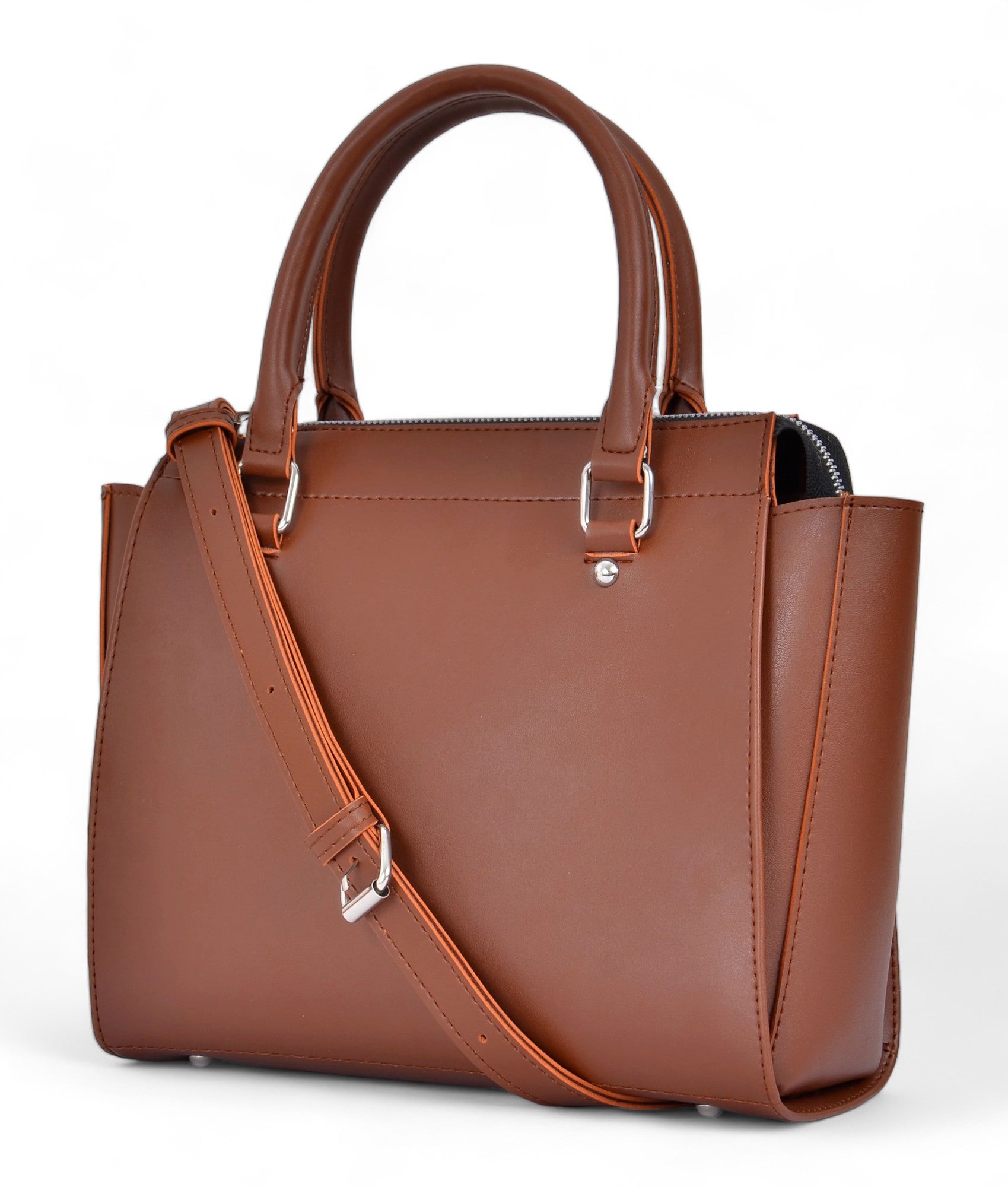 Horse Brown Classic Top-Handle Bag