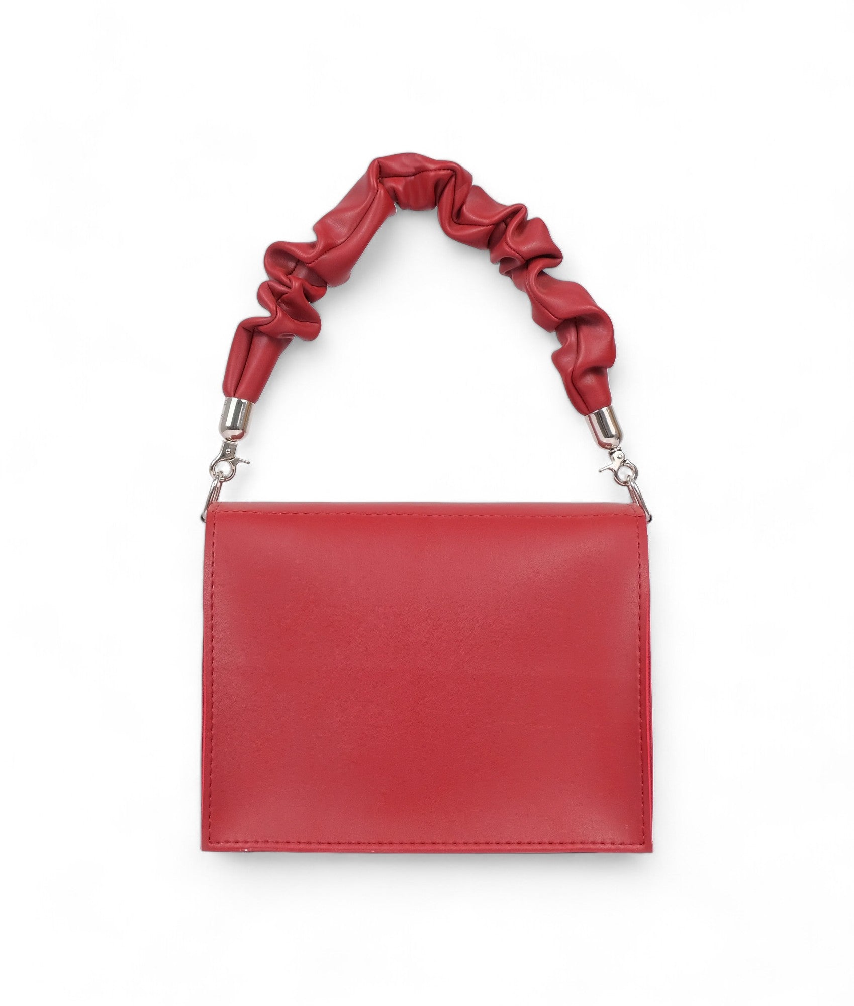 Maroon Top-Handle Mini Cross-Body Bag