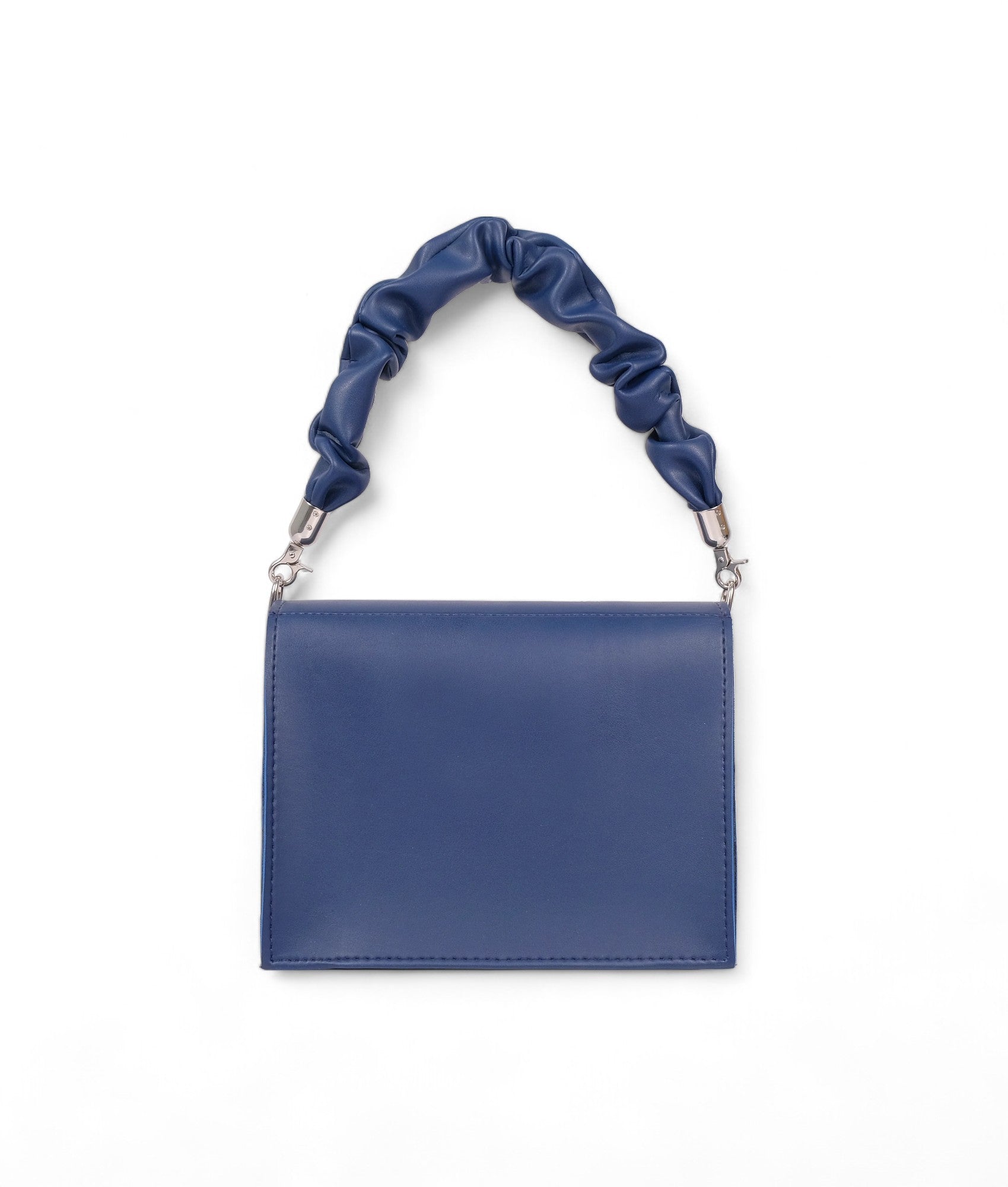 Blue Top-Handle Mini Cross-Body Bag