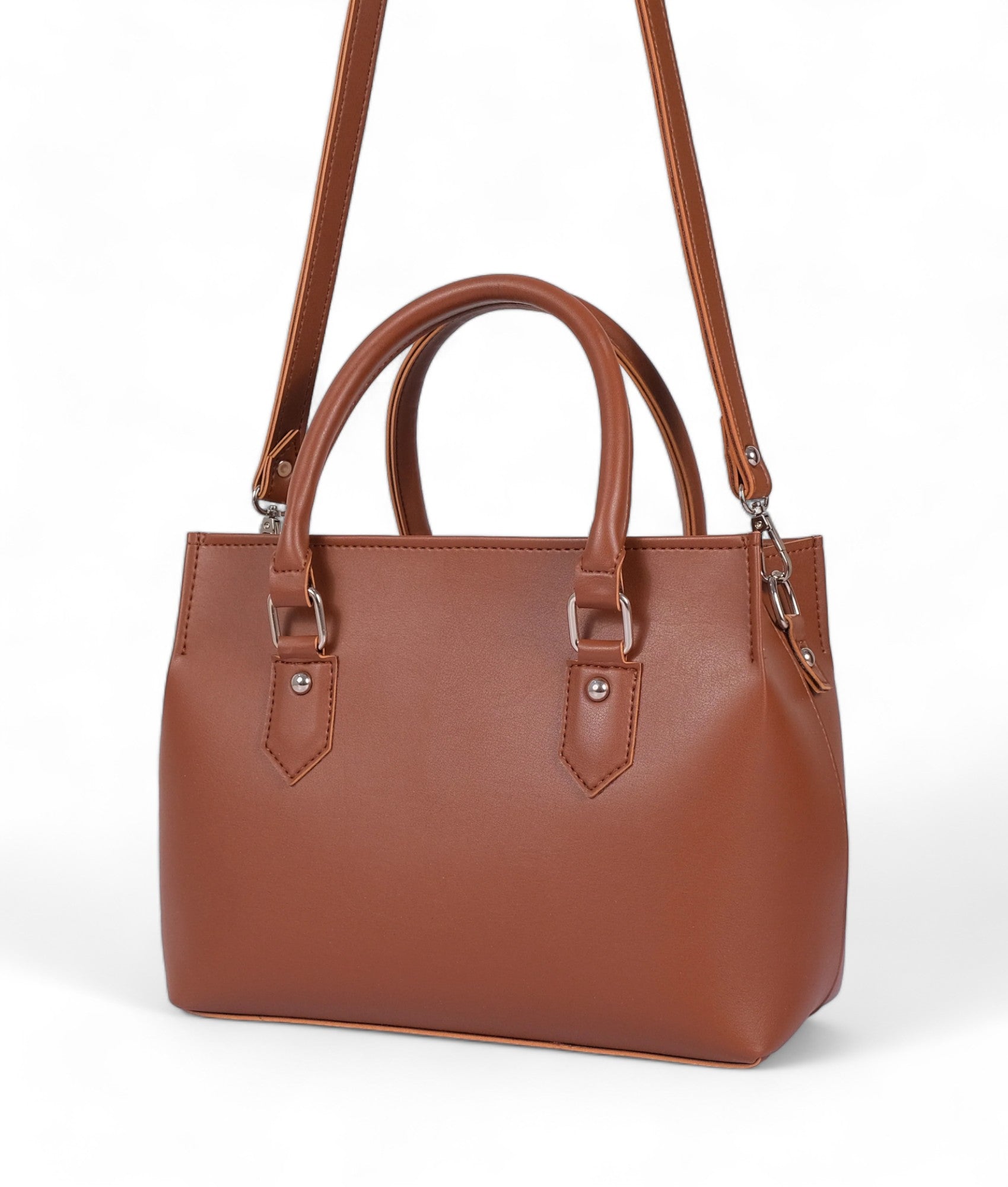 Brown Small Satchel Bag