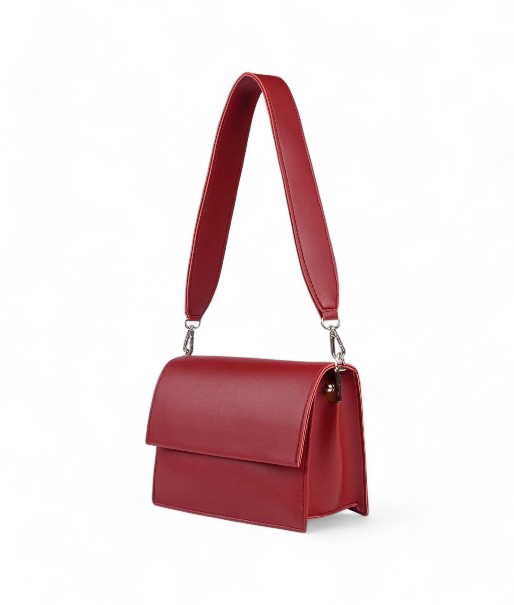 Maroon Mini Cross-Body Bag