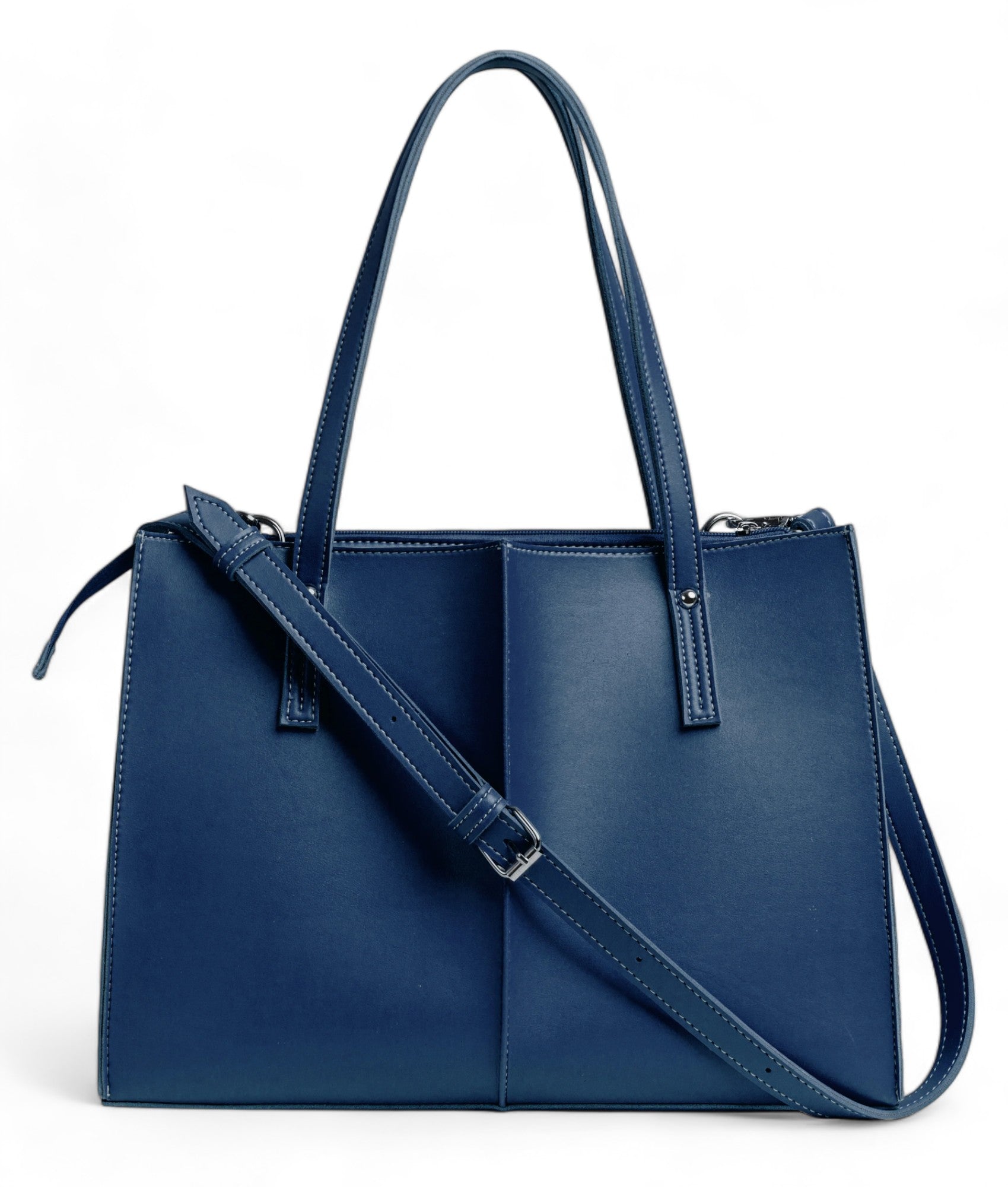 Blue Work Tote Bag