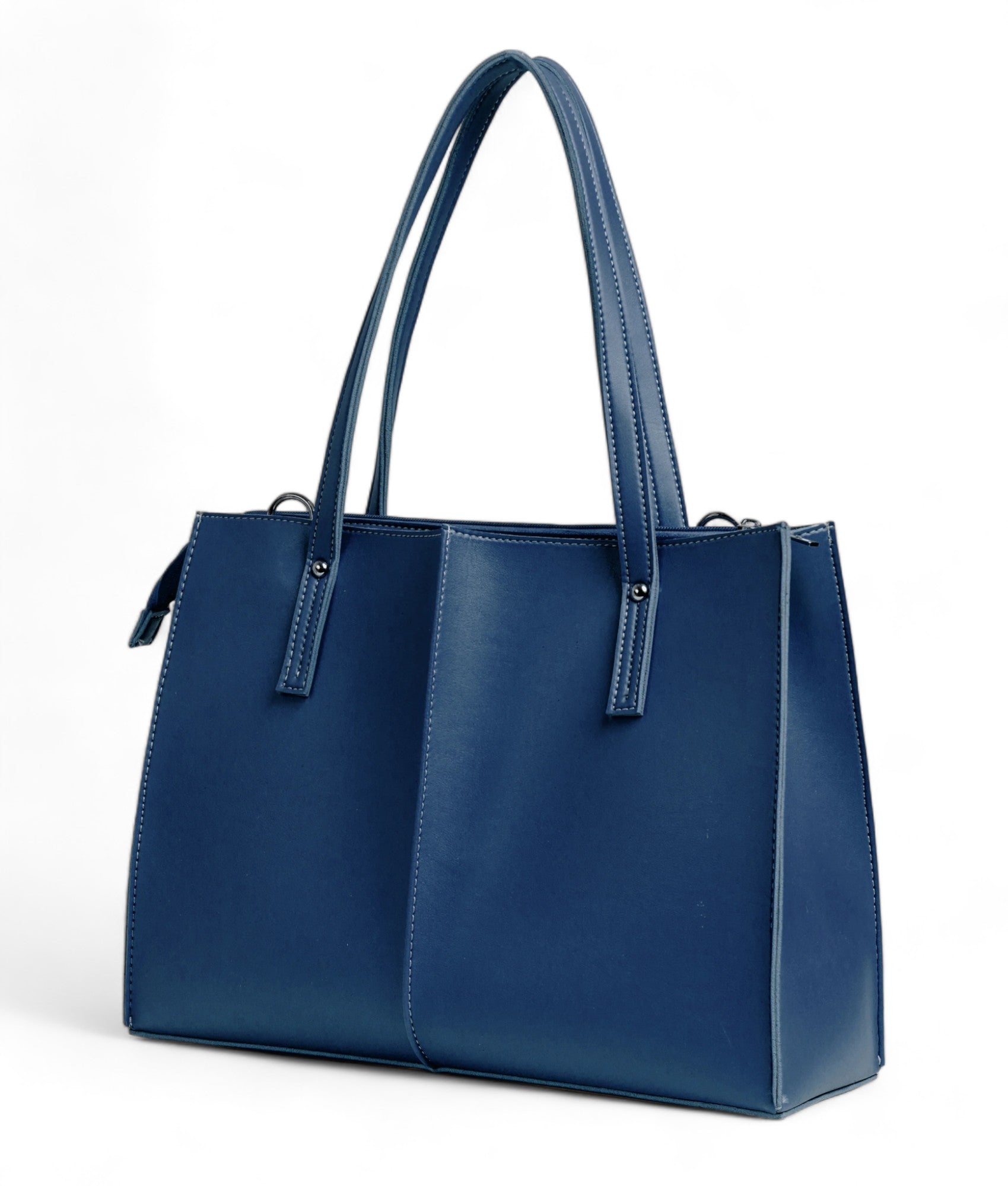 Blue Work Tote Bag