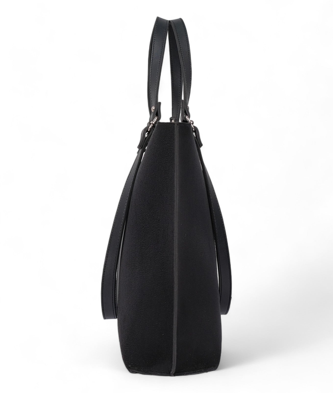 Black Double Handle Tote Bag