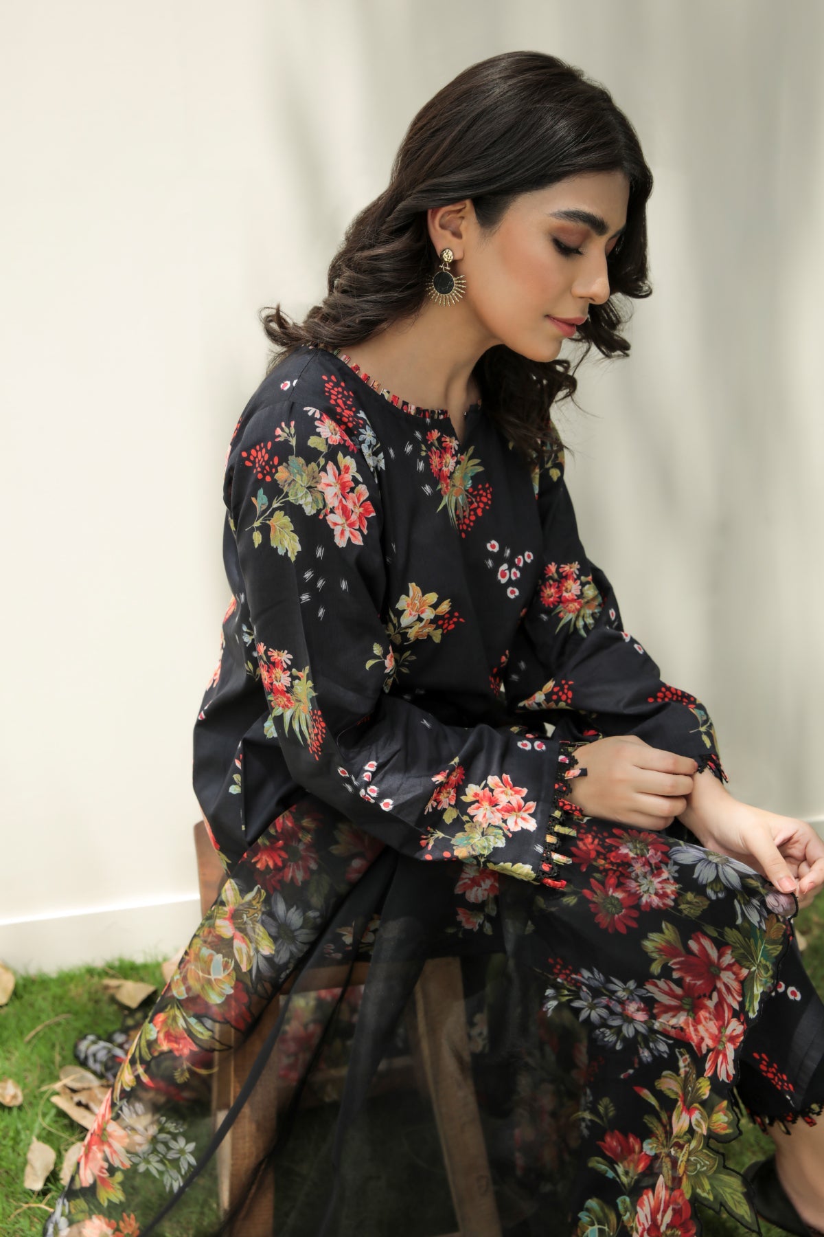 BAROQUE KHADDAR 3PC WITH KHADDAR PRINTED SHIRT & TROUSER-903