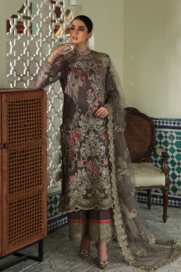 Imrozia Premium Embroidered Suit I-160 Sevgi - BN 00511