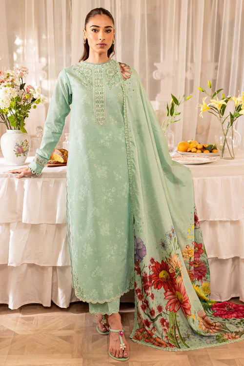 Mushq Dhanak 3PC Embroidered With Digital Printed Dupatta-121