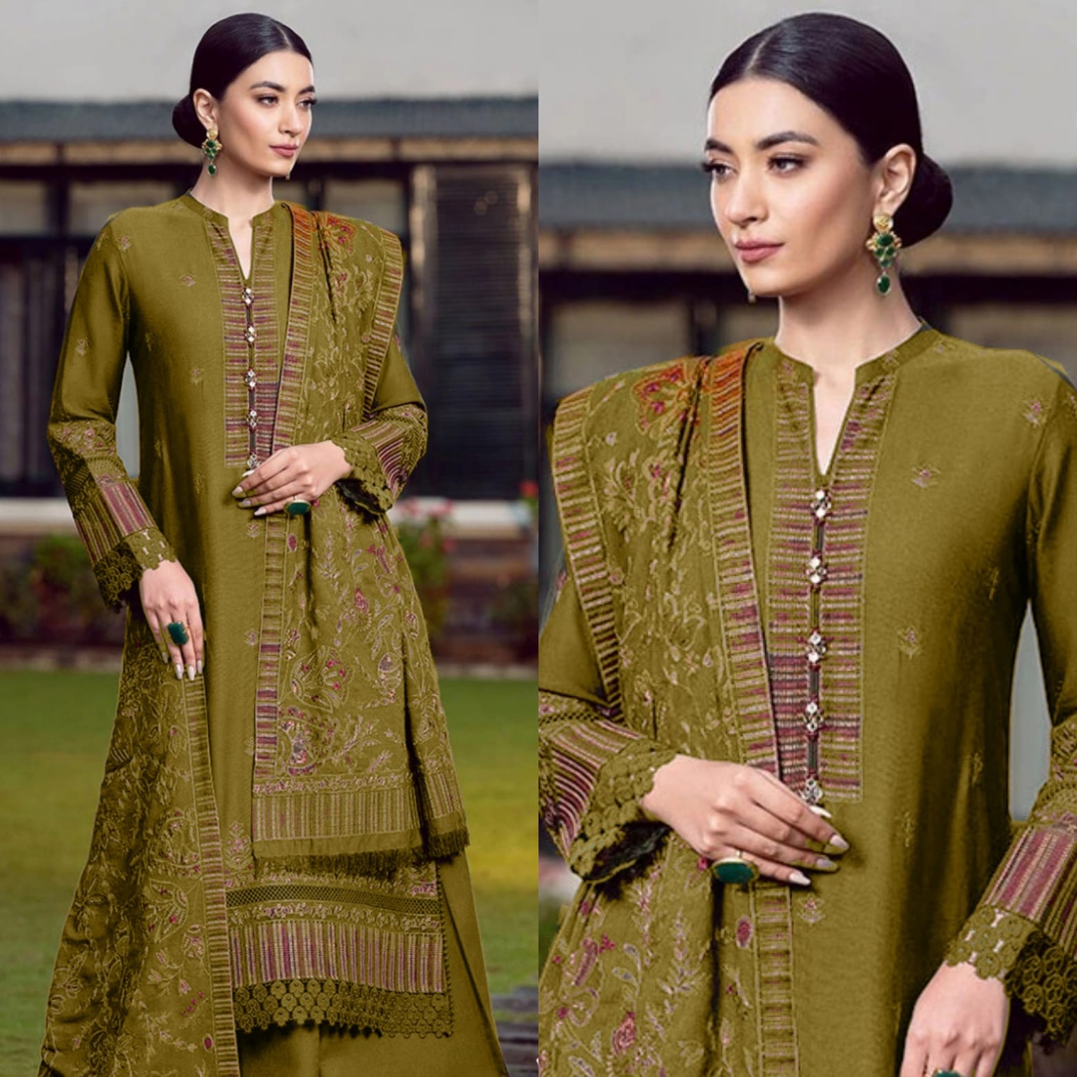 Bareeze Dhanak 3PC Embroidered-579