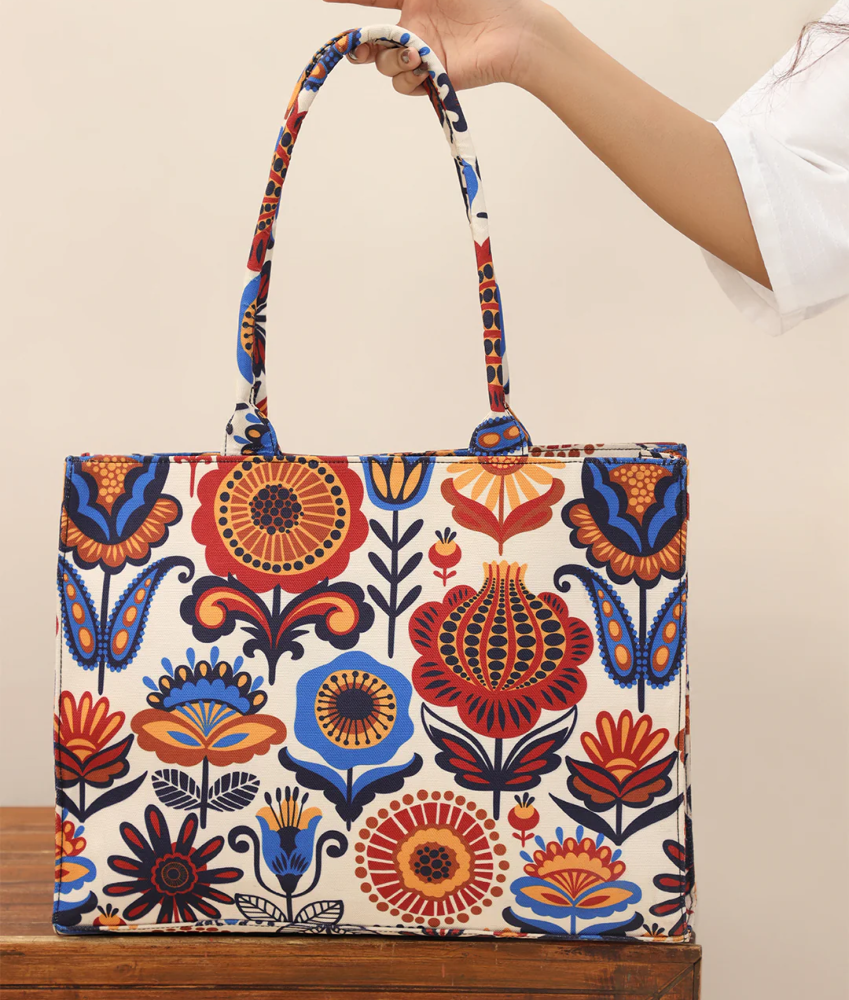 Blossom Print Tote Bag