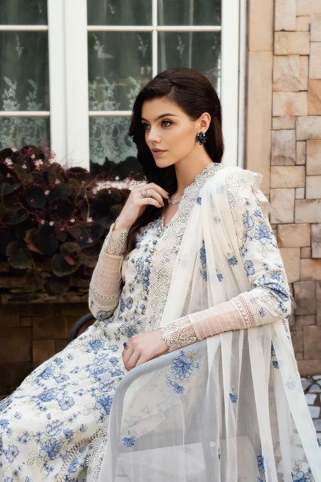 Bareeze Dhanak 3PC Embroidered With Chiffon Embroidered Dupatta-127