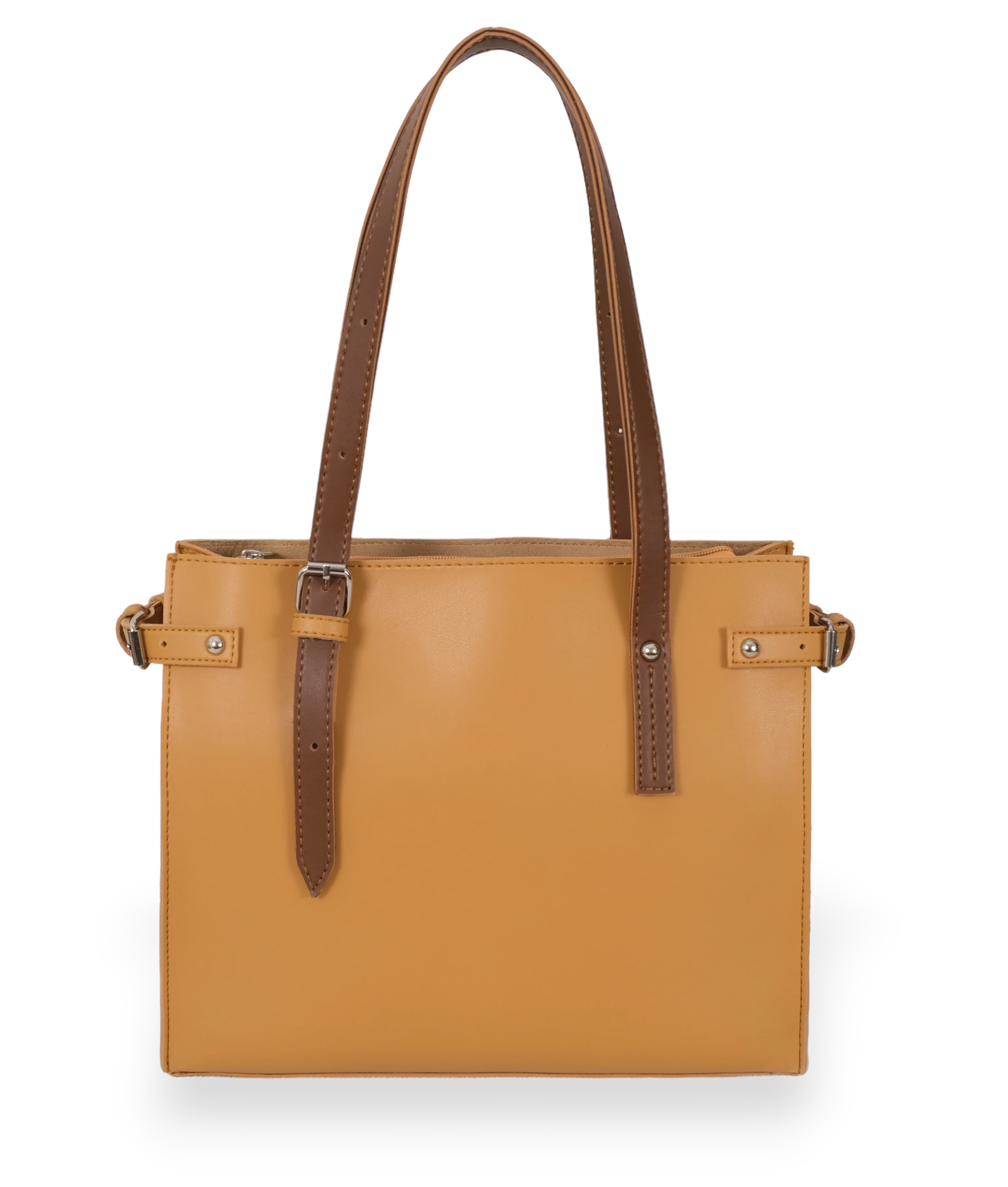 mustard Satchel Tote Bag